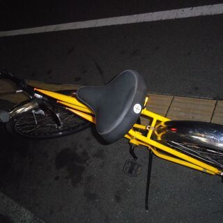 【リサイクルショップどりーむ荒田店】エコチャリ№11330U　SCHWINN　ビーチクルーザー　HEAVY DUTI　２６インチ　イエロー　中古品