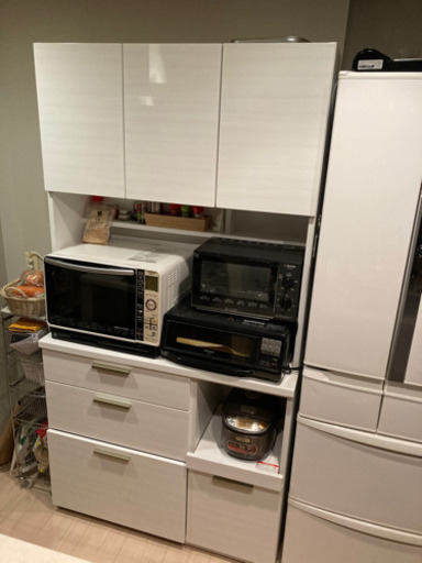 ニトリ【定価6万】キッチンボード　食器棚美品
