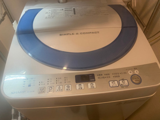 2016年製　SHARP洗濯機　7kg  12/4or12/5のみのお取引