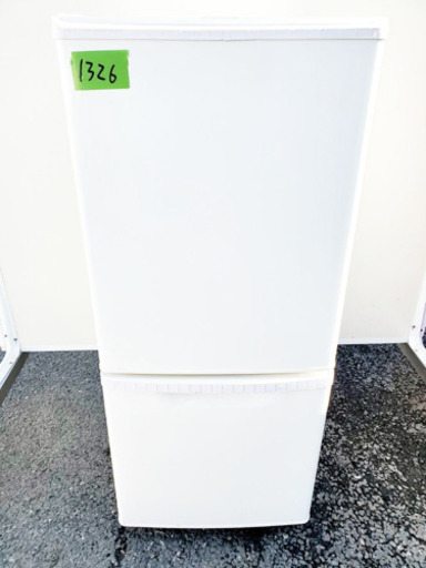 1326番 Panasonic✨ノンフロン冷凍冷蔵庫✨NR-B142W-W‼️