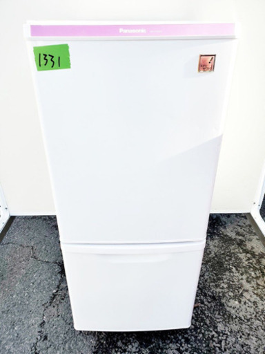 1331番 Panasonic✨ノンフロン冷凍冷蔵庫✨NR-B145E9-KP‼️