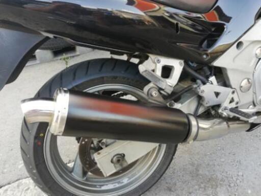 ZZR600車検長いタイヤバリ溝