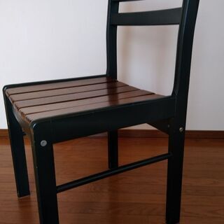木製椅子３脚　
