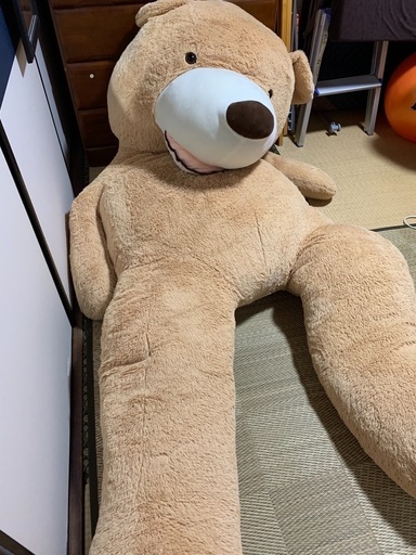 差し上げます 巨大な熊のぬいぐるみ ウエダ 西飾磨のおもちゃ ぬいぐるみ の中古あげます 譲ります ジモティーで不用品の処分