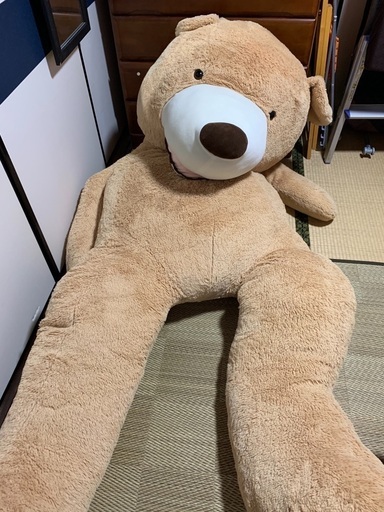 差し上げます 巨大な熊のぬいぐるみ ウエダ 西飾磨のおもちゃ ぬいぐるみ の中古あげます 譲ります ジモティーで不用品の処分 差し上げます 巨大な熊のぬいぐるみ ウエダ 西飾磨のおもちゃ ぬいぐるみ の中古あげます 譲ります ジモティーで不用品の処分