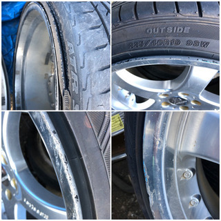 中古　カールソン　タイヤ付きホイール