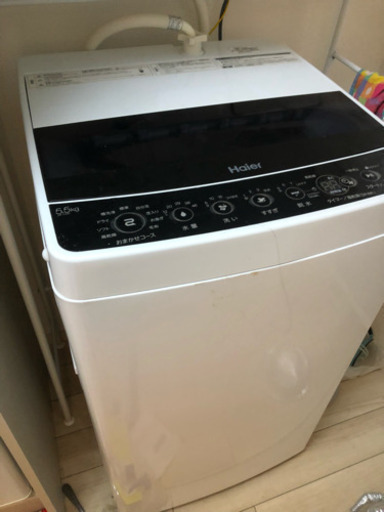 洗濯機，ほぼ90%新品