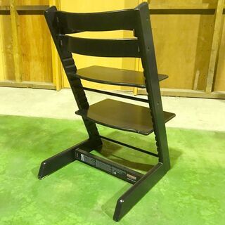 STOKKE ストッケ ハイチェア トリップトラップ ブラック 家具 椅子 STOKKE(ストッケ)のロングセラーキッズチェアーTRIPP TRAPP