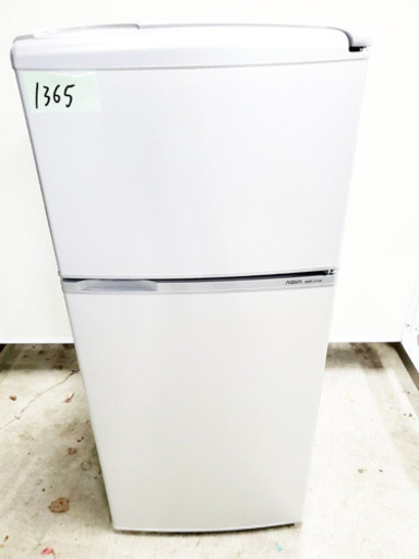 1365番AQUA✨ノンフロン直冷式冷凍冷蔵庫✨AQR-111A‼️