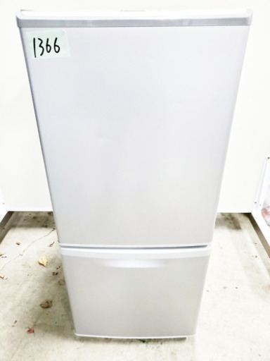 1366番 Panasonic✨ノンフロン冷凍冷蔵庫✨NR-B143W-S‼️