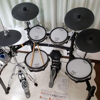 【中古品】 Roland 電子ドラム TD-15KV-S 3シンバルセット
