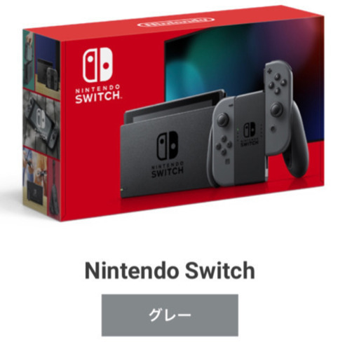 Nintendo Switch グレー 新品、未使用品、未開封