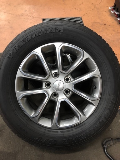 最安値爆買いグランドチェロキー アルミホイール 新品 純正 ZJ ZG 4本 15X7J +25.4 5DR24MD2 1995年 チェロキー XJ YJ/TJラングラー 純正品