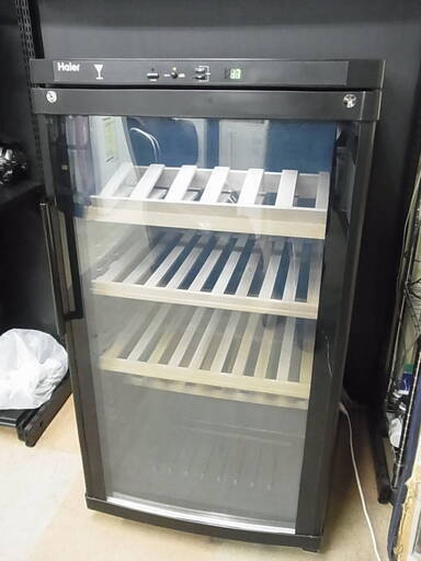 商談中 ハイアール ワインセラー 298L JQ-F298A 120本用 ブラック 動作確認済み