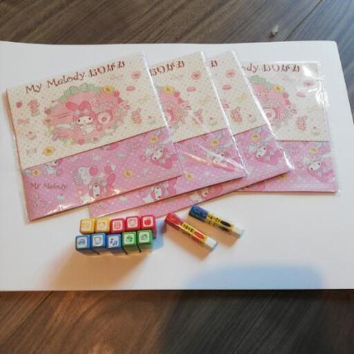 マイメロディの折り紙とファミリアのスタンプセット Pino 越中島の家具の中古あげます 譲ります ジモティーで不用品の処分