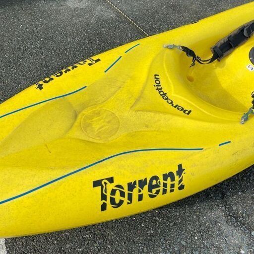 現状お渡し】 【直接引取限定】 1人用 シットオントップカヤック 