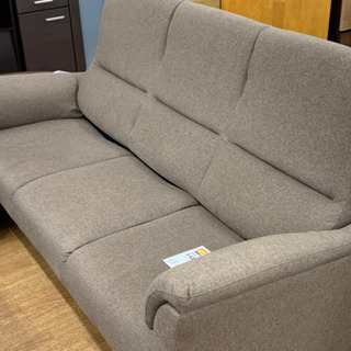 3人掛けソファ ブラウン【店頭取引限定】【中古品】早い者勝ち！お得な