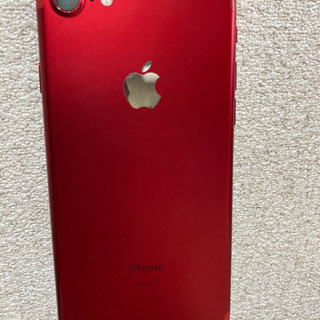 中古美品】iPhone7 レッド 一部付属品あり 簡易補償あり
