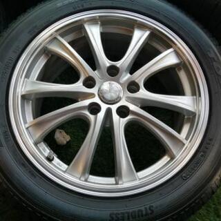 17インチ　スタッドレスタイヤ＆ホイール4本セット♪225/50-17溝半分♪埼玉県小川町〜