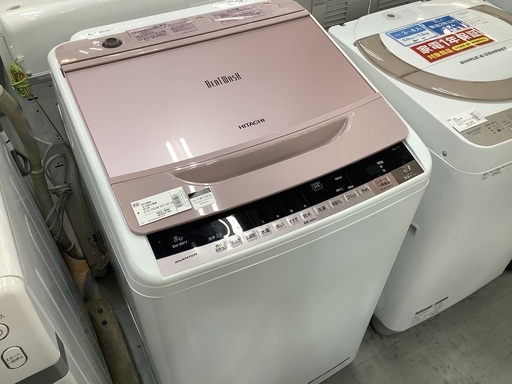 【大容量】全自動洗濯機 HITACHI 8.0kg 2016年製 BW-8WV