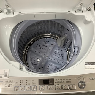 動作一年保証】全自動洗濯機 SHARP 7.0kg ERS-KS70T 2018年製