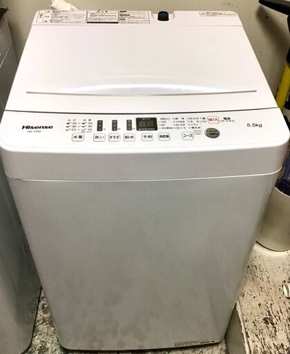 【送料無料・設置無料サービス有り】洗濯機 2019年製 Hisense\tHW-T55D 中古