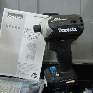 マキタ 充電式インパクトドライバ TD161DRGXB 6.0Ah14.4V ブラック