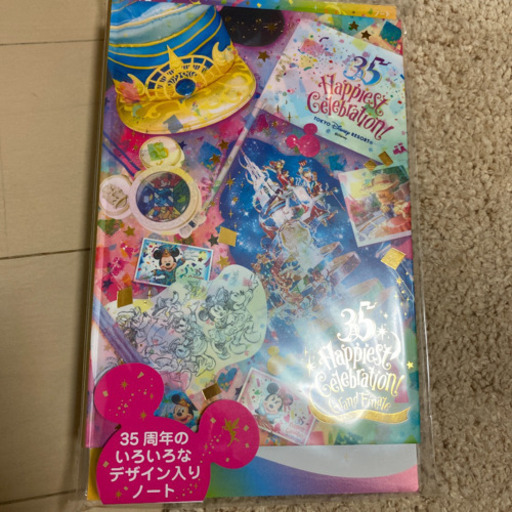 ディズニー35周年ミッキーミニーディズニーランドノート くりくん 本八幡の家具の中古あげます 譲ります ジモティーで不用品の処分