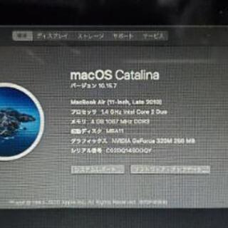 【ネット決済・配送可】【最終値下げ】MacBookAir11in...