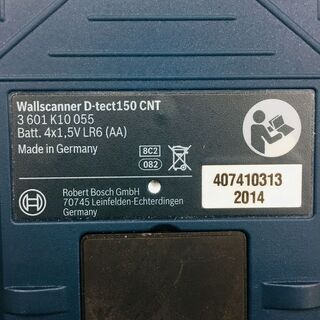 ﾎﾞｯｼｭ D-tect150CNT コンクリート探知機【リライズ野田愛宕店】【中古