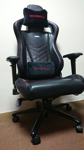 noblechairs EPIC ゲーミングチェア (レッド)