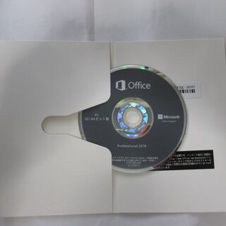①新品未開封品　マイクロソフト Office 2019 Pro　DVD
