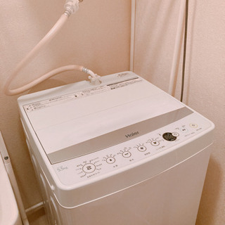 ハイアール洗濯機と洗濯セット
