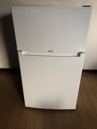 冷蔵庫 ハイアール JR-N85B 85L 2ドア ホワイト 2018〜19年製