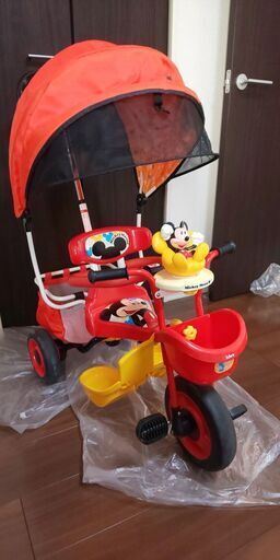 アイデスカーゴドーム 三輪車 ミッキーマウス