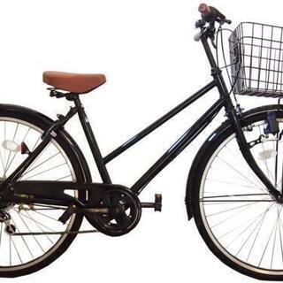 新古車　自転車　ママチャリ　26インチ シマノ 6段変速　シティサイクル 黒 新古車 自転車 ママチャリ 26インチ シマノ 6段変速 シティサイクル 黒