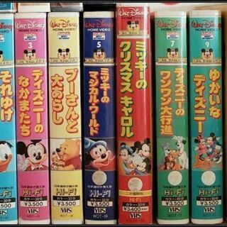 ☆レア品☆ VHS ビデオ ディズニー9本 動作確認済 夢と魔法...