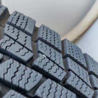 N-BOXカスタム(JF3)純正アルミホイール、スタッドレスタイヤ4本