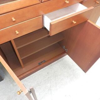 maruni マルニ 食器棚 ブラウン 茶色 木目 家具 幅115.5cm ペイペイ