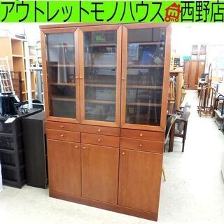 maruni マルニ 食器棚 ブラウン 茶色 木目 家具 幅115.5cm ペイペイ