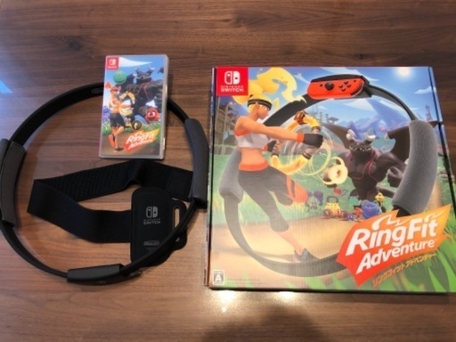 【中古美品】リングフィットアドベンチャー リングコン\u0026ソフト
