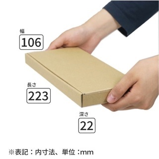 【ネット決済】定形外郵便 ネコポス 最小サイズ 薄型 223×1...