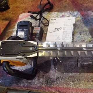 店舗同時販売中】リョービ バッテリー ヘッジトリマー【店頭ご来店購入