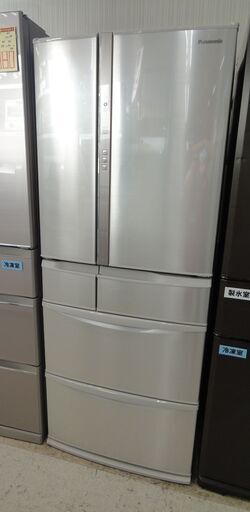 Panasonic/パナソニック 6ドア冷蔵庫 470L NR-F473V-N 2018年製【ユーズドユーズ名古屋天白店】 J418