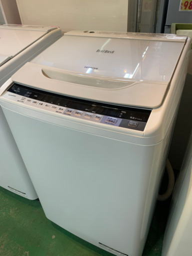 HITACHI 全自動洗濯機　8キロ　2017年製　中古