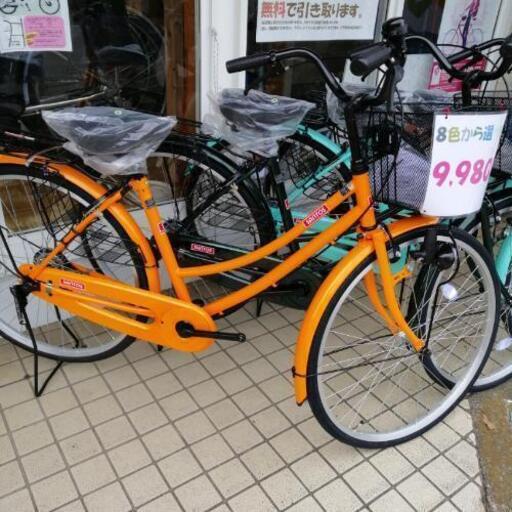 受渡し完了新車❱26インチ軽快車黒です。これで最後です。