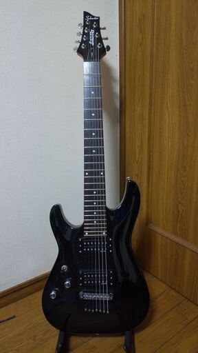 左利きギター7弦｜SCHECTER ( シェクター ) 　OMEN-7　Left Black