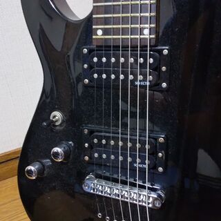 左利きギター7弦｜SCHECTER ( シェクター ) OMEN-7 Left Black 【公式