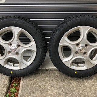 新品スタッドレス‼️ ブリザック‼️ 155/65R14‼️ 中古ホイール‼️