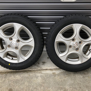 新品スタッドレス‼️ ブリザック‼️ 155/65R14‼️ 中古ホイール‼️